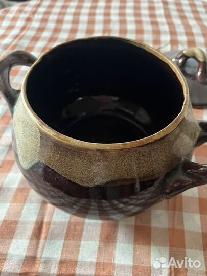 Горшок чугунок керамический 3,2 л