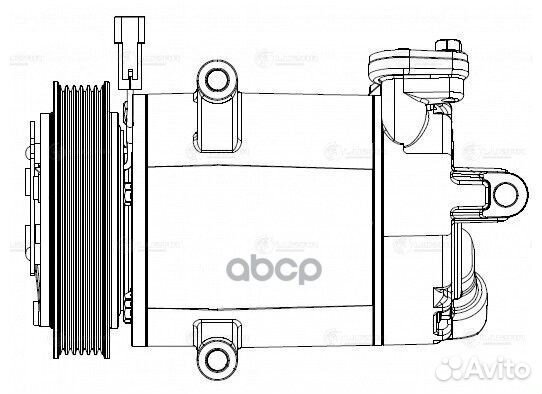 Компрессор кондиц. lcac1690 luzar