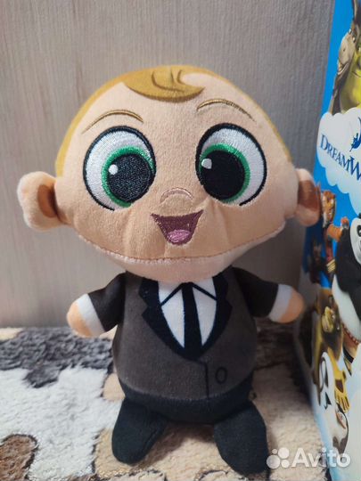 Игрушка в кружке магнит, кот в сапогах