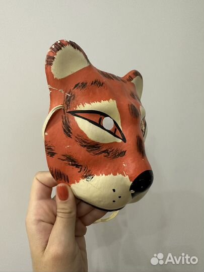 Маска маскарадная СССР тигр