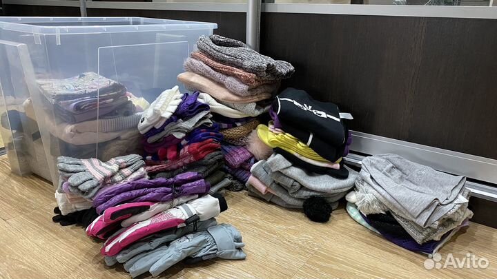 Шапка шарф перчатки варежки