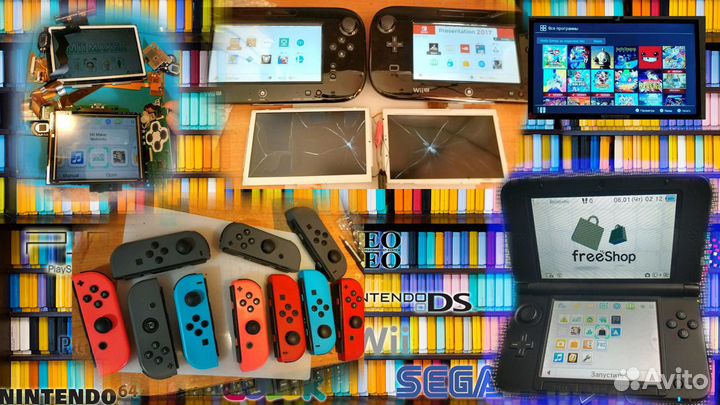 Ремонт консолей Nintendo и другой электроники