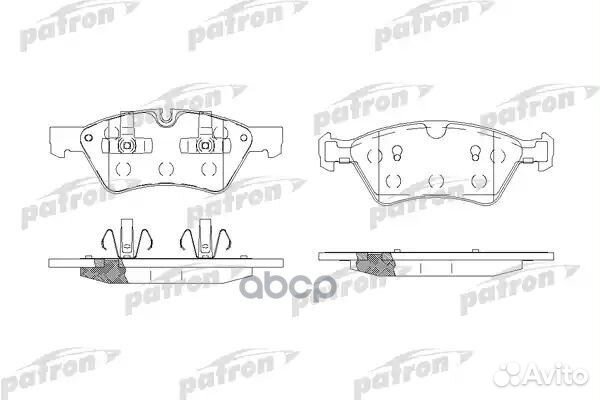Колодки тормозные дисковые PBP1830 patron