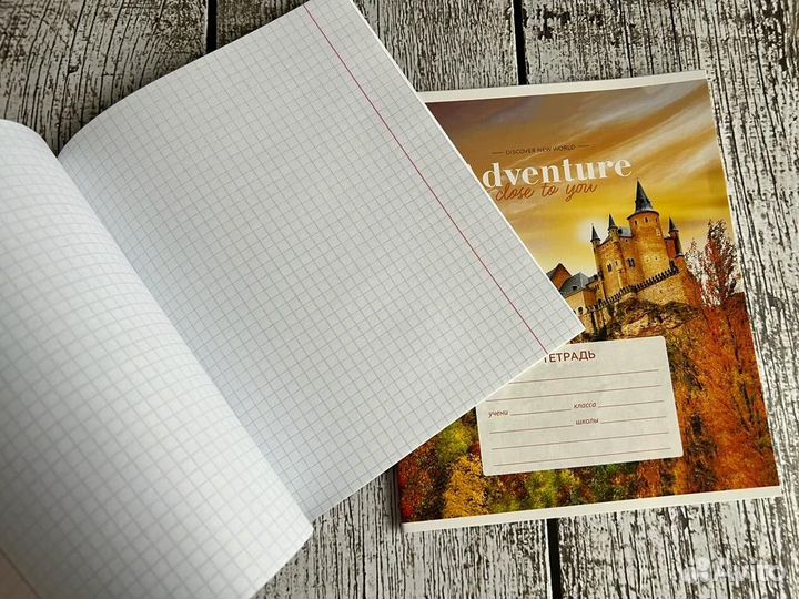 Тетради в клетку 18 и 24 листов новые