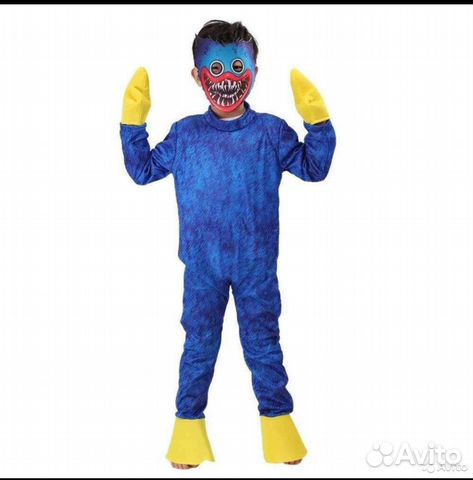Костюм Хаги Ваги, Huggy Wuggy монстр на хэллоуин