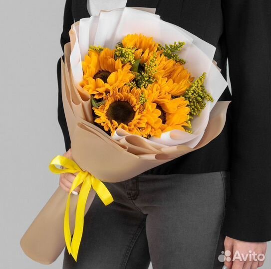 Букет подсолнухов