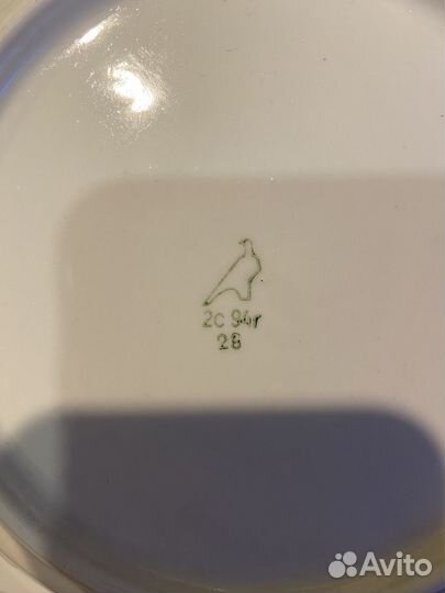 Глубокие суповые тарелки 6 шт. + селедочница