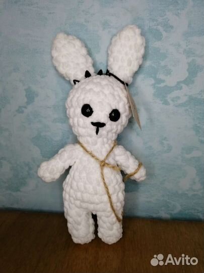 Интерьерная игрушка зайчик-депресняк