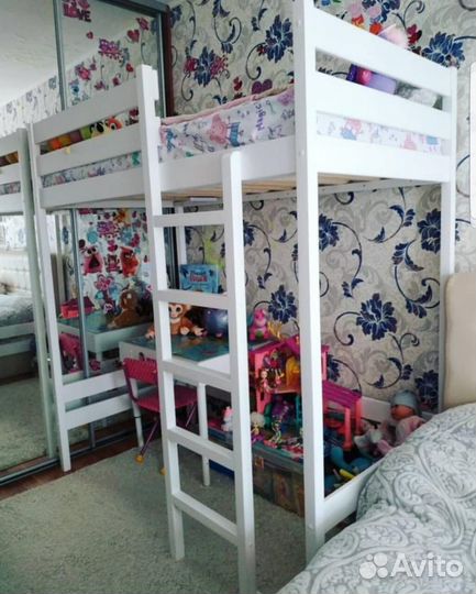 Кровать чердак из дерева