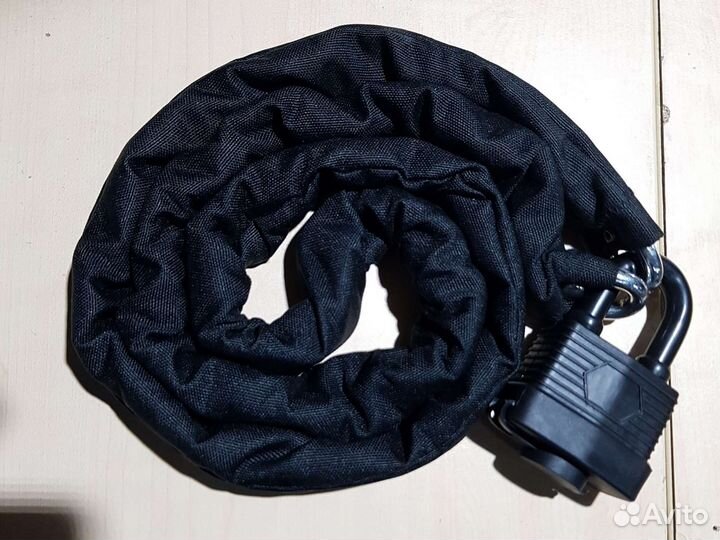 Цепь противоугонная 150 см из 8ки с замком