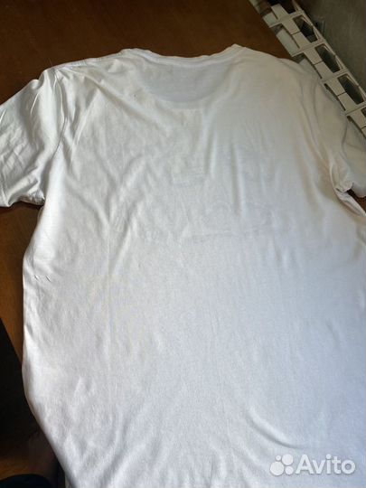 Мужская белая футболка love moschino 46 размер