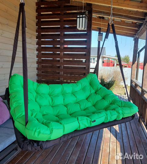 Садовые качели гамак гнездо