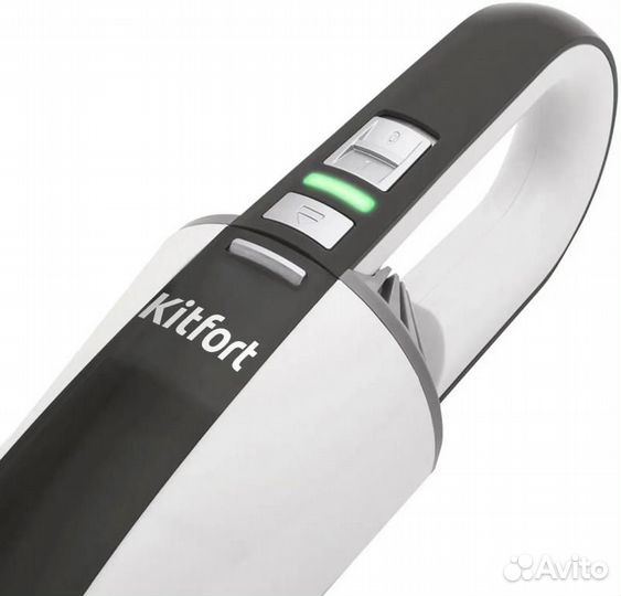 Ручной пылесос kitfort KT-537-1, 75Вт, белый/черный