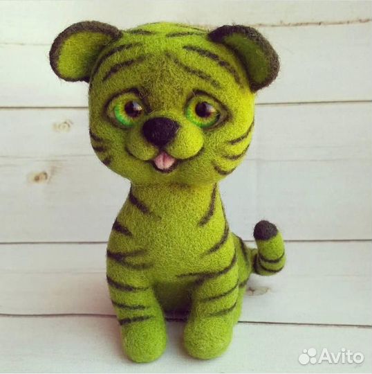 Игрушка валяная Тигрёнок арбузный