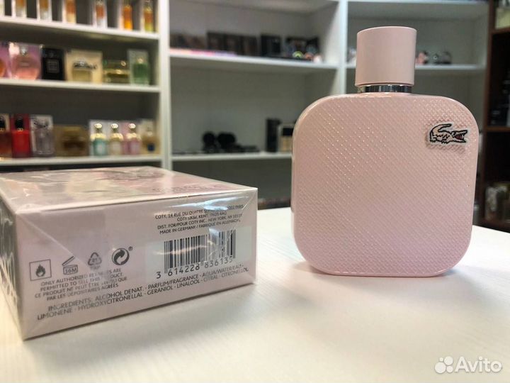 Духи Женские Lacoste L12.12 Rose Лакост Роза 100ml