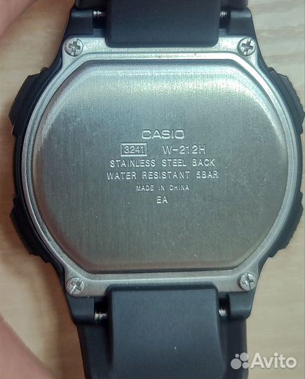 Японские наручные часы Casio W-212H-1A