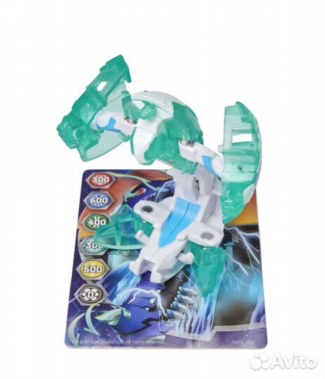 Новый Bakugan Геоган Wraith White