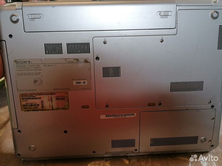 Ноутбук sony vaio vgn-cr31sr