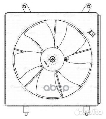 Вентилятор радиатора honda CR-V II 2.0 -06 320m