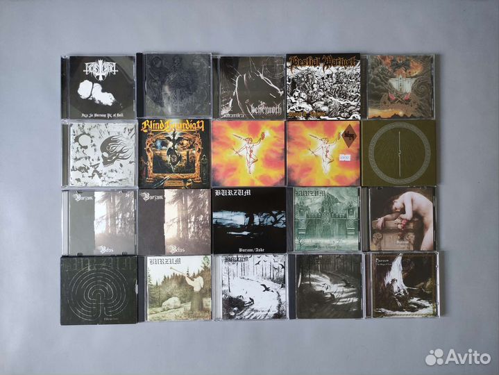 CD диски аудио Metal Rock (часть 1)