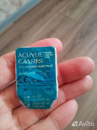 Линзы acuvue oasys двухнедельные -4.0 и -4.75