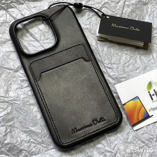 Чехол Massimo Dutti iPhone 14 Pro (Новый, Black)