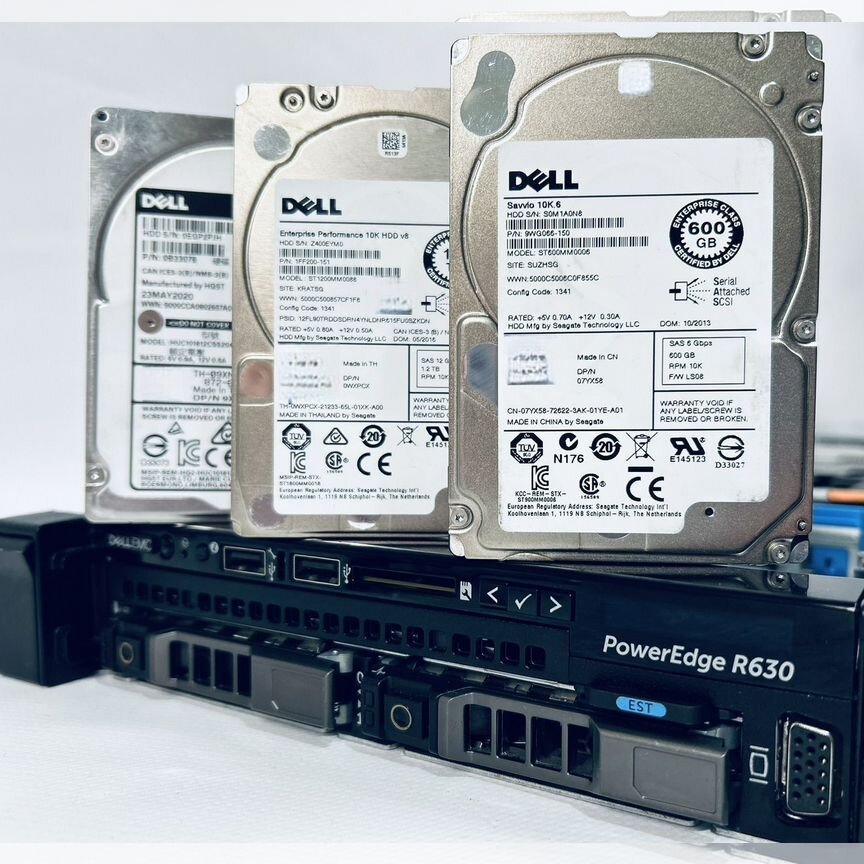 [E5-2600] Сервер Dell R630 8sff 2*2697v4 64gb 2400 E5-2600