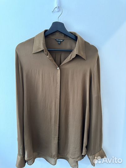 Шелковая блузка massimo dutti