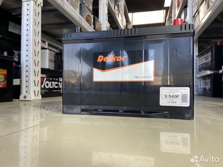 Аккумулятор delkor 100 ah 800 CCA