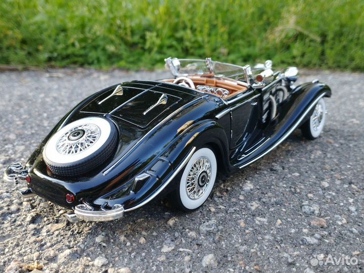 Mercedes-Benz 500 K ретро модель 1936 года 1:24