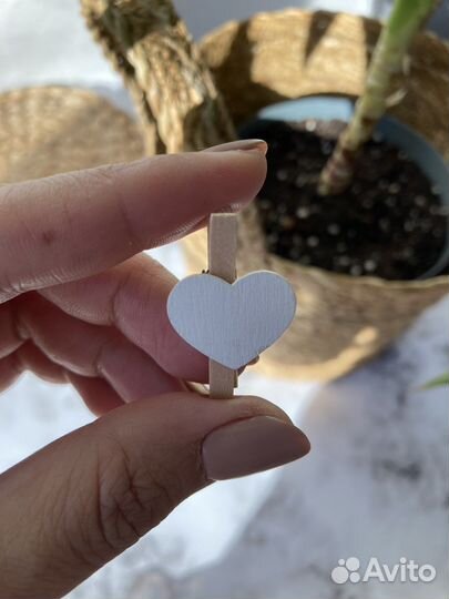 Прищепки деревянные decor