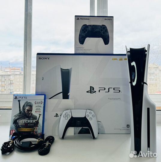 Новые Sony Playstation 5 Slim+Море игр