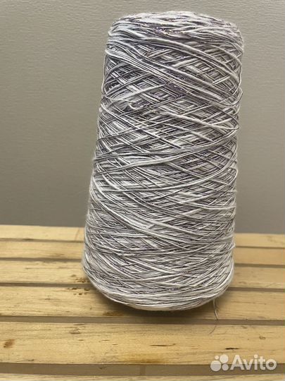 Пряжа хлопок с люрексом