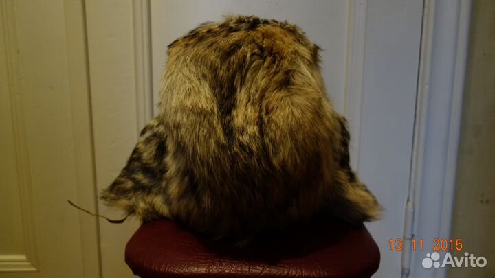Шапка меховая р. 54 для подростка теплая из енота