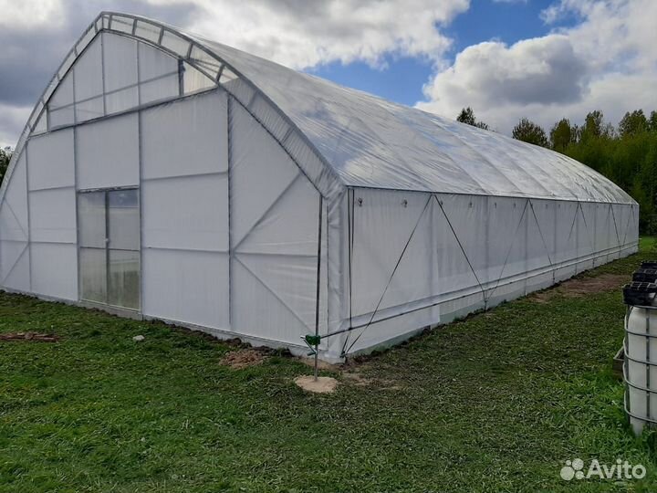 Теплица промышленная под пленку Супермодуль 10х50
