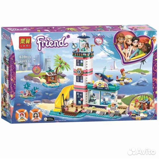 Конструктор Lari 11372 Спасательный центр на маяке