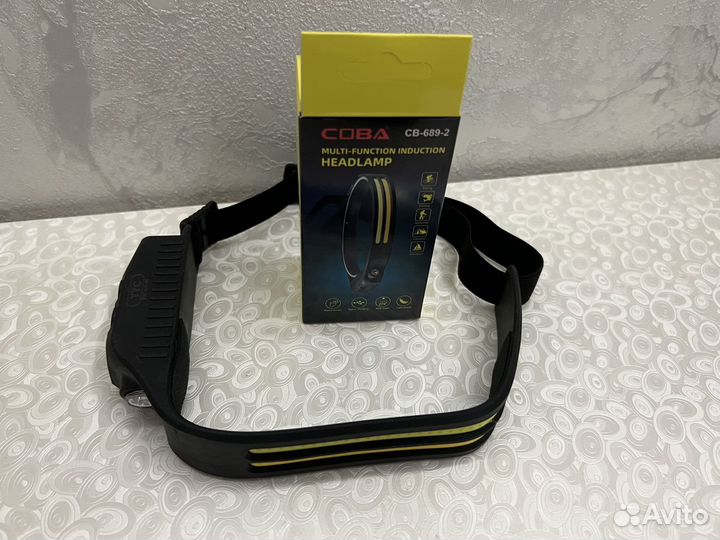 Фонарик налобный аккумуляторный