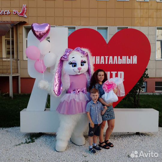Зайка аниматор/Поздравления Рязань/Ростовые куклы