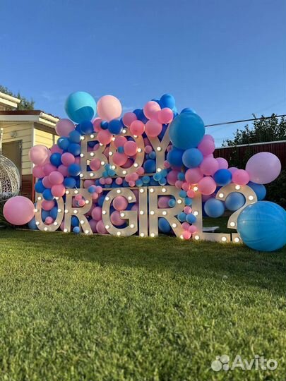 Фотозона на гендер пати под ключ