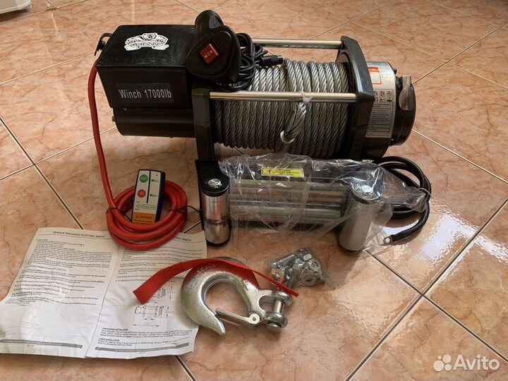 Лебедка 24V Electric Winch Grizzly 17000lbs