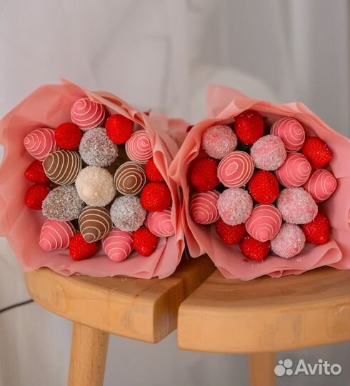 Букет из клубники в шоколаде подарок Самара