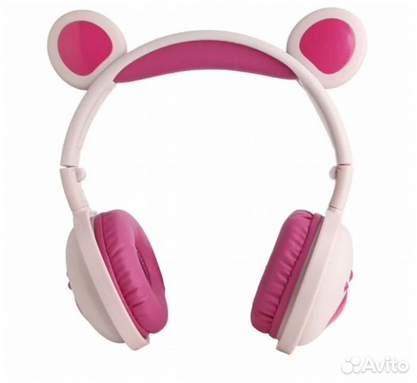 Наушники беспроводные блютуз со светящ. ушками BK5