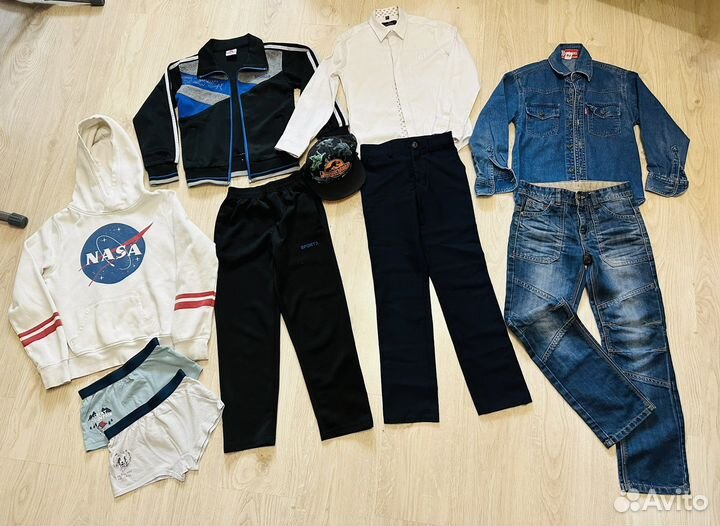 Вещи для мальчика пакетом. Рост 128
