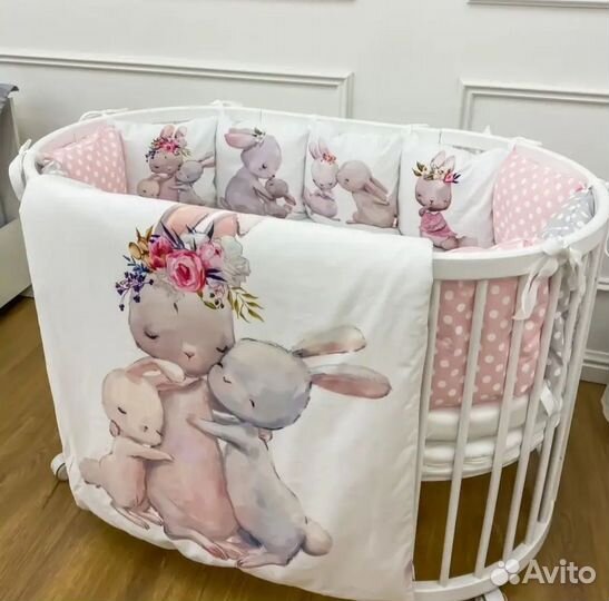 Бортики в детскую кроватку