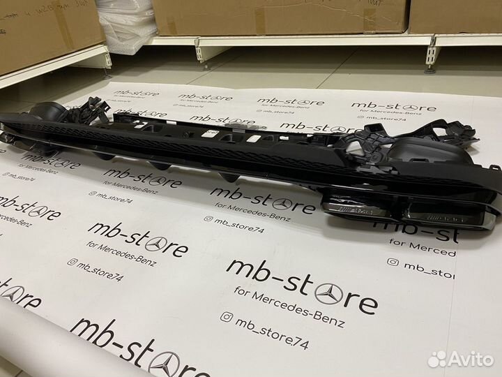 Диффузор на Mercedes w212 рест под 6.3 AMG