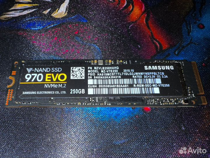 SSD Samsung 970 evo 250