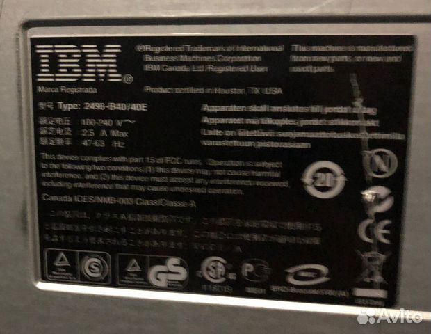 Коммутатор оптический IBM купить в Москве | Электроника | Авито