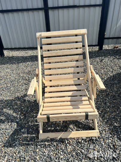 Шезлонг деревянный