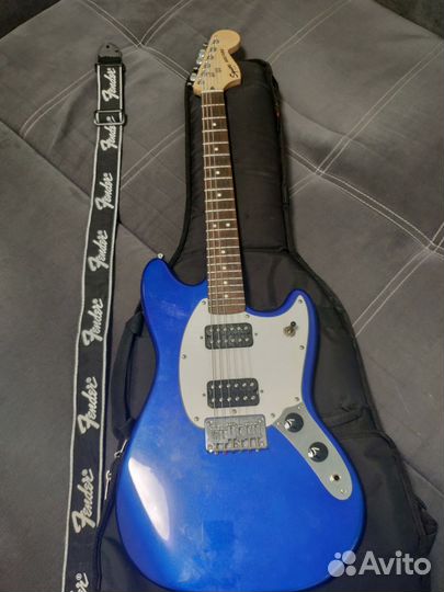 Электрогитара fender squier bullet mustang HH impb