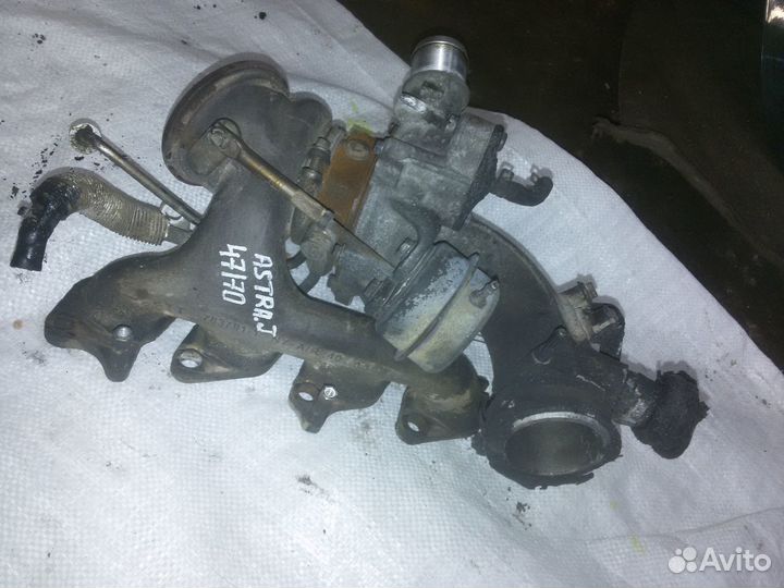 Глушитель резонатор коллектор Opel Astra J A14NET